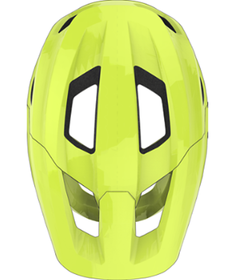 Fox Youth Mainframe Helmet in Fluorescent Yellow -2